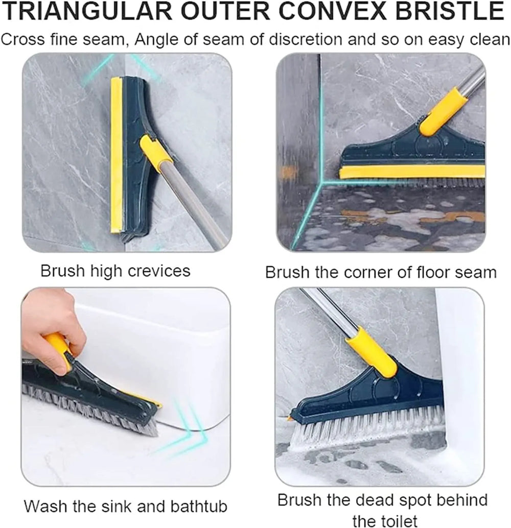 Cleaning tool with bristle design used for cleaning various surfaces.