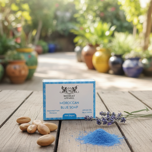 Moroccan Blue Soap skin soft