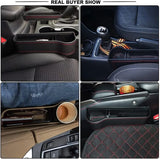 Collage of car interior organizers in different car models