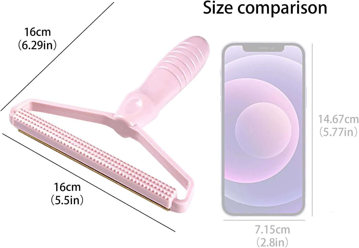 Clothes fabric fuzz shaver for keeping sweaters, coats, and upholstery looking fresh and clean.