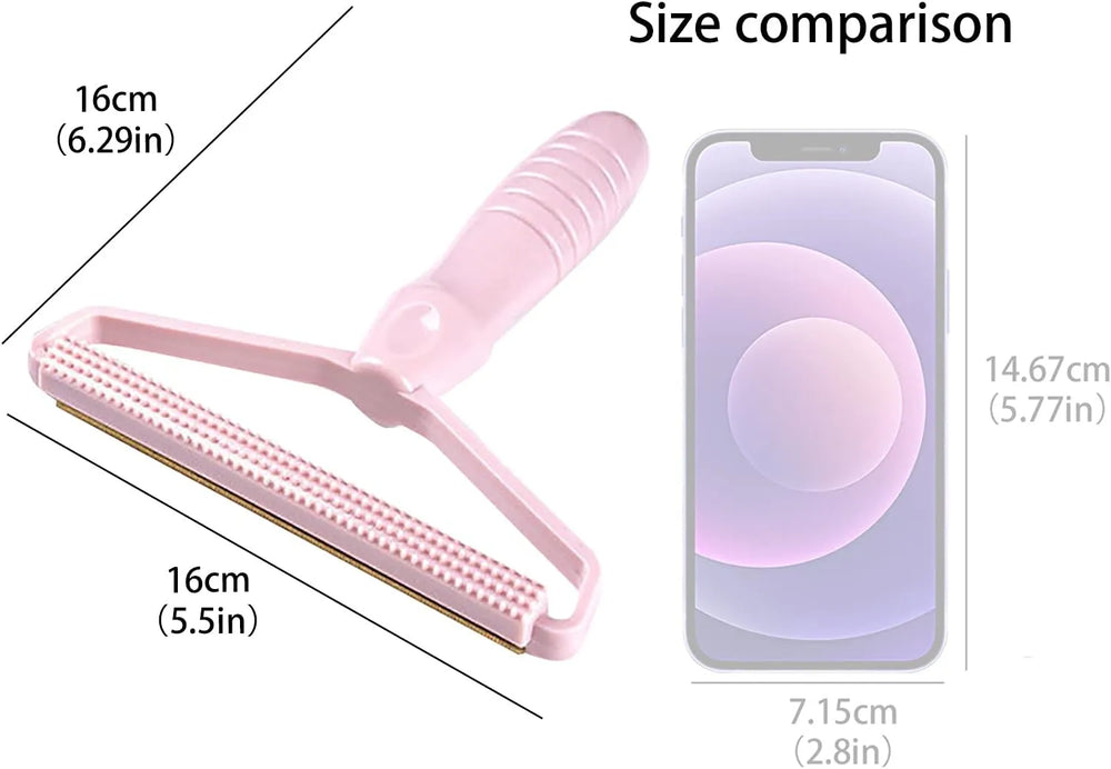 Clothes fabric fuzz shaver for keeping sweaters, coats, and upholstery looking fresh and clean.