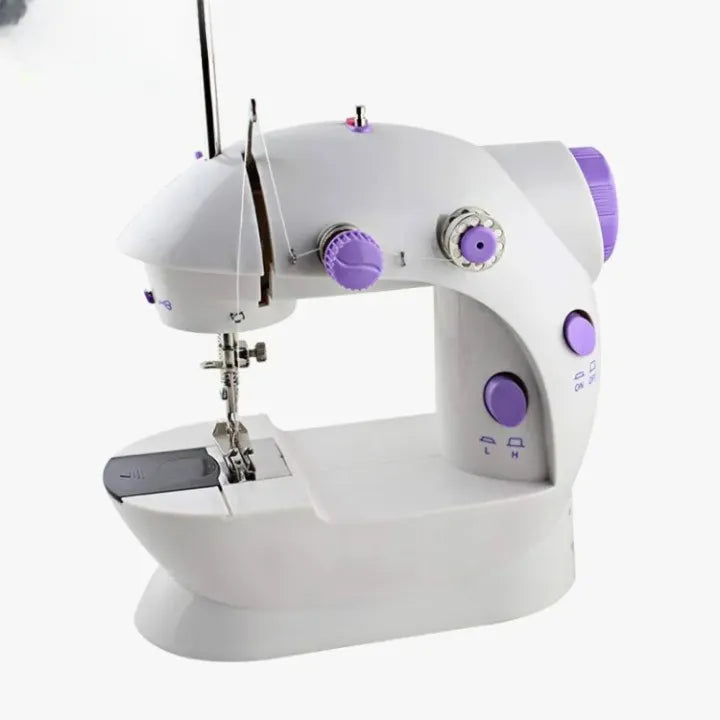 Portable electric sewing machine with a compact design for beginners and everyday sewing tasks.