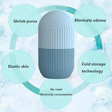 Product with text on shrink pores, eliminate edema, elastic skin, cold storage technology, and no electricity consumption.