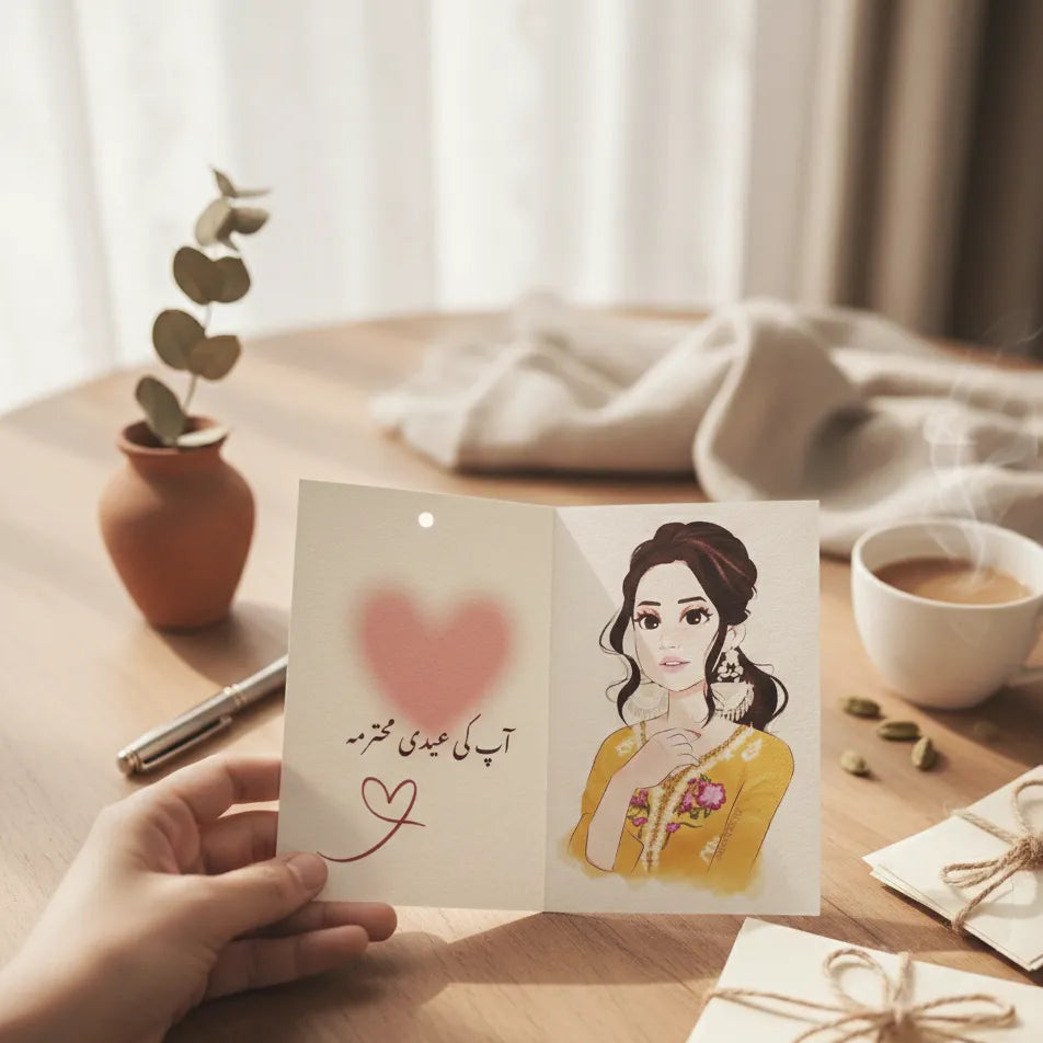 Festive Eid Money Gift Greeting Card