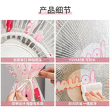 Electric fan storage cover made from durable PEVA material for household fan protection.