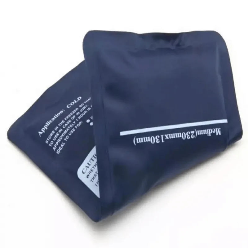 Flexible hot and cold physiotherapy gel pack for soothing aches, swelling, and muscle discomfort.