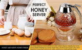 200ml honey dispenser pot designed for convenient serving and mess-free kitchen use.