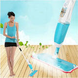 Healthy spray floor cleaning mop with a built-in spray system for quick and efficient floor cleaning.