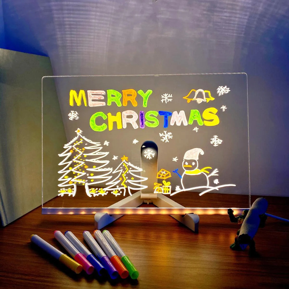 LED Light-Up Acrylic Memo Writing Board