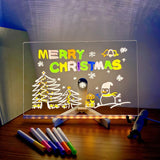 LED Light-Up Acrylic Memo Writing Board