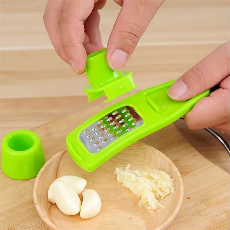 Plastic Garlic Press & Grater Tool