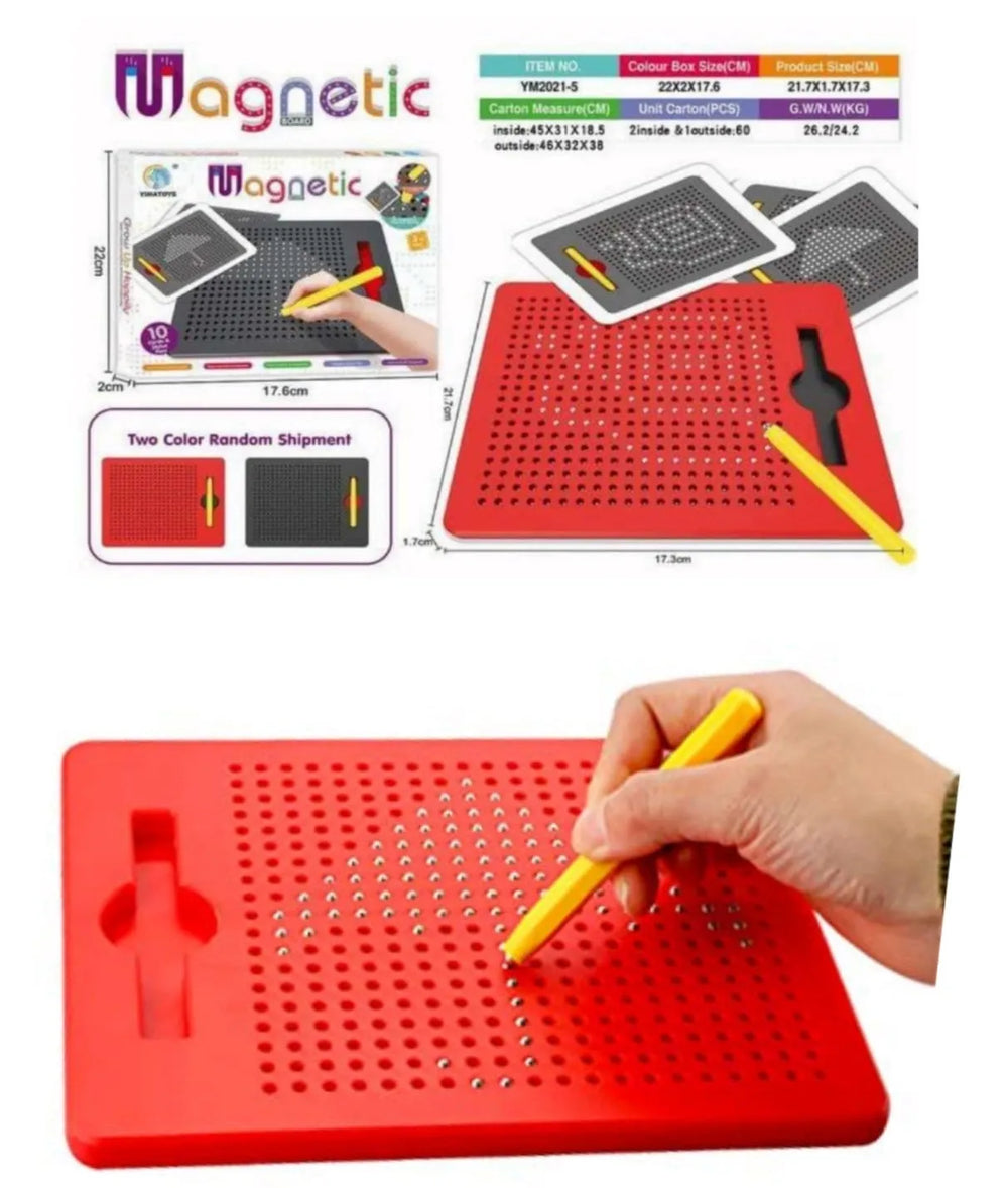 Magnetic drawing board for kids designed for writing, doodling, and creative educational activities.