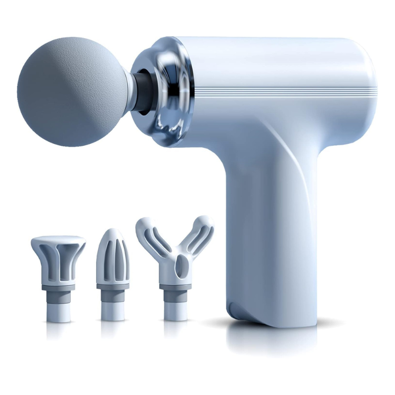 Massage gun with three attachments 