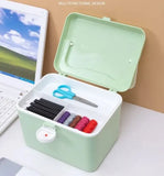 Travel-friendly first aid medicine case with ample space for emergency medical essentials.