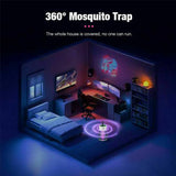 Electric mosquito killer lamp with zapper technology for reducing flying insects indoors.