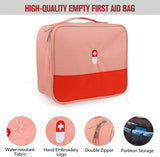 Waterproof first aid organizer designed to keep medicines and medical supplies safe and organized.