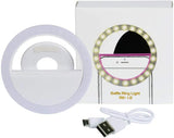 Portable LED Selfie Ring Flash Light