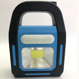 Portable rechargeable LED work lamp providing reliable illumination for indoor and outdoor tasks.
