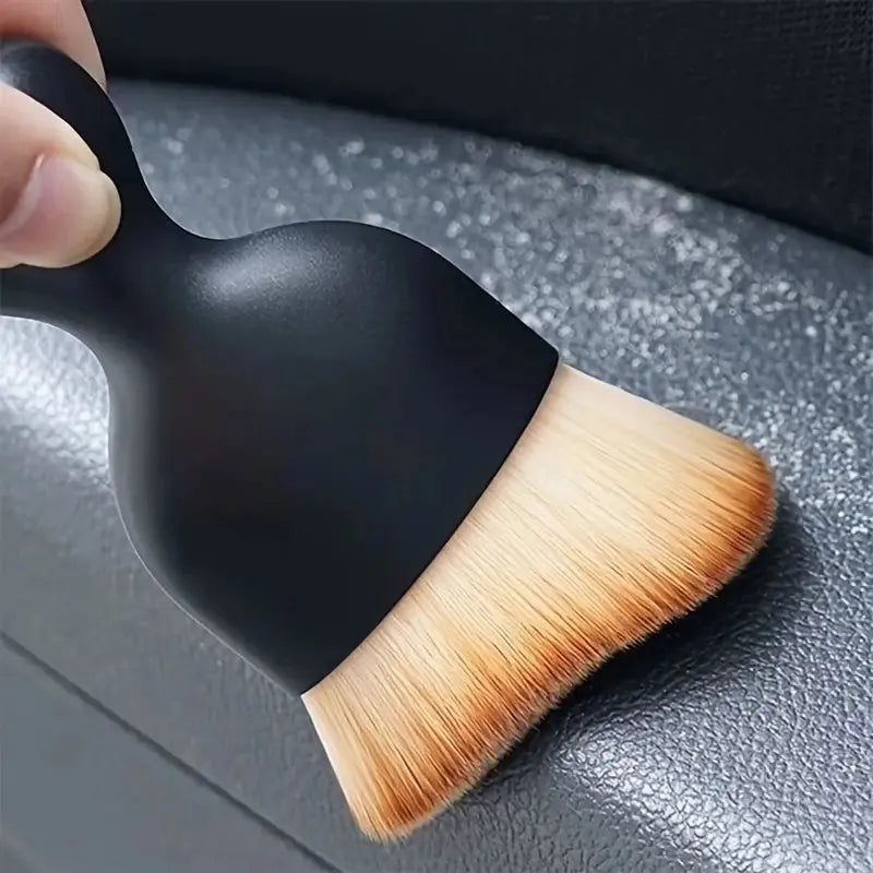 Premium car detail brush with ultra-soft bristles for professional interior maintenance and cleaning.