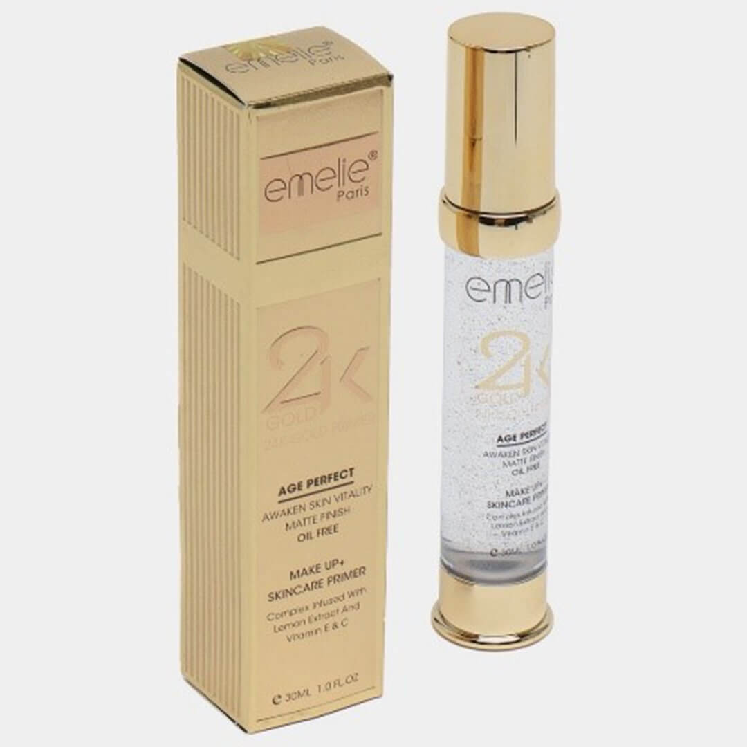 Emelie Paris skincare product with packaging on a white background