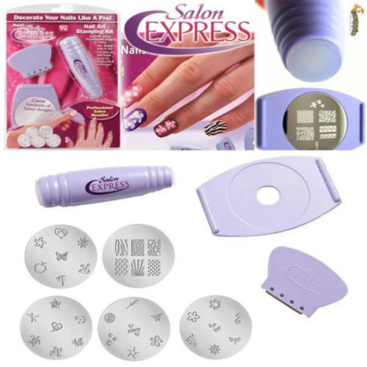 Professional Nail Art Stamping Kit for Intricate Designs