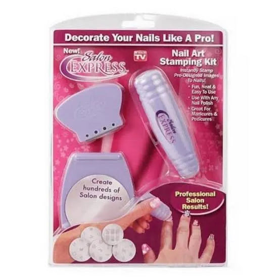 Professional Nail Art Stamping Kit for Intricate Designs