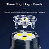 Rechargeable 3-LED mini emergency touch light for convenient lighting during power outages and travel.