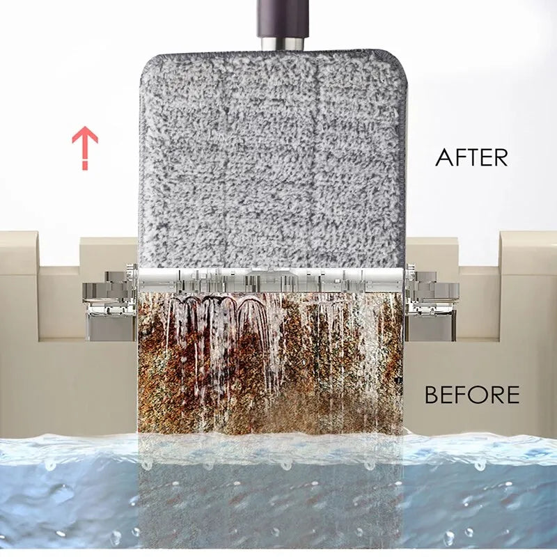 Reusable microfiber mop pads offering excellent absorbency for everyday floor maintenance.