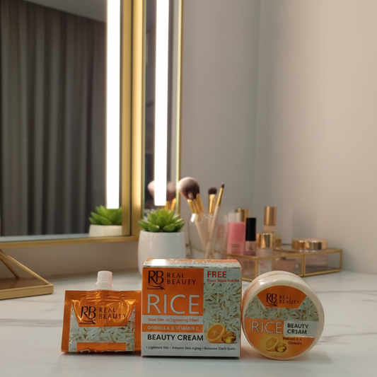 Real Beauty Rice skincare products 