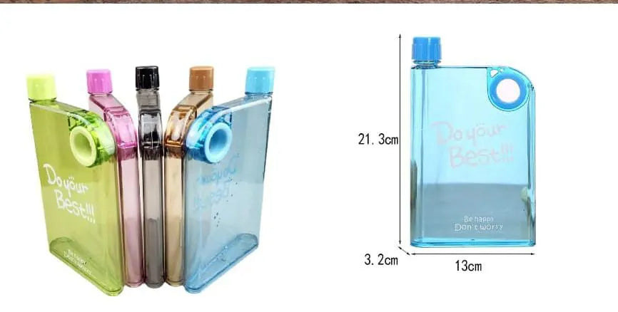 Ultra-Slim Notebook Style Water Bottle