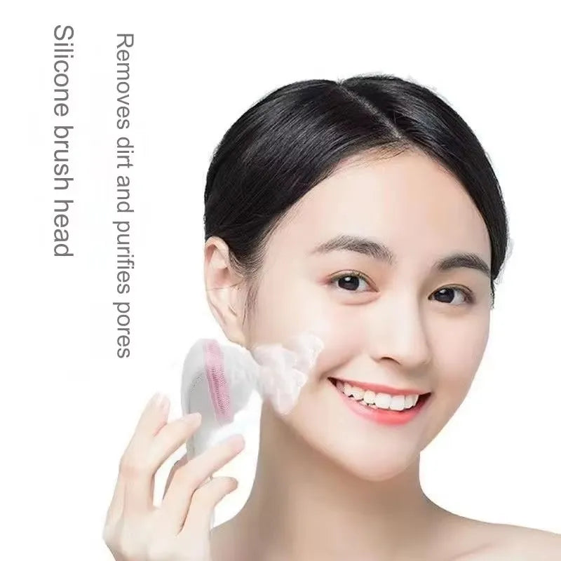 Soft silicone cat paw cleanser designed for gentle facial massage and effective skin cleansing.