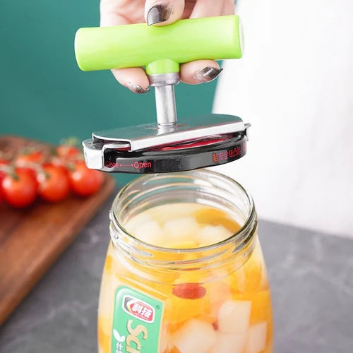 Stainless steel bottle and can opener with a durable design for quick and effortless opening.