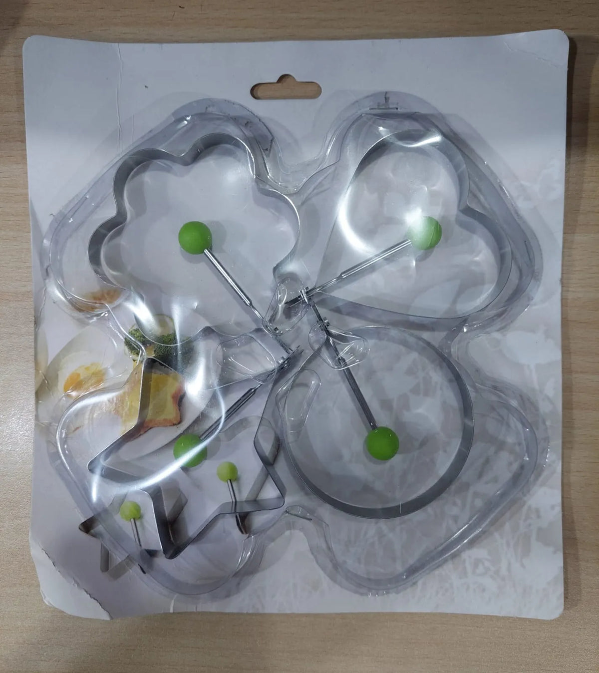 Stainless Steel Egg Shaper Mold Set (4pc)