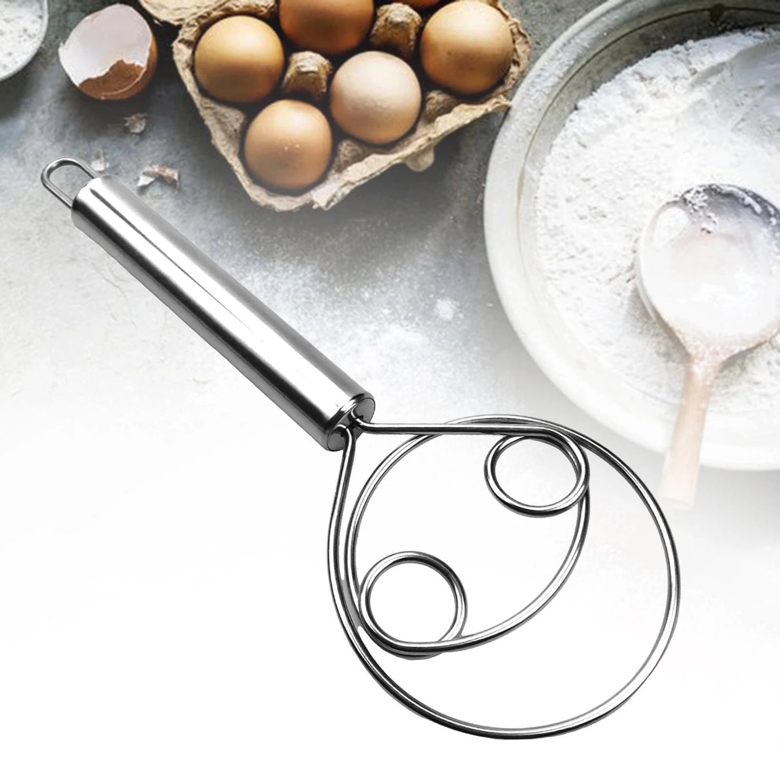 Steel Flour & Cream Dough Whisk Mixer
