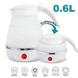 Travel collapsible electric kettle with a 600ml capacity for quick and easy boiling.