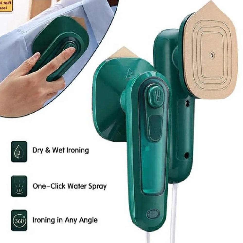 Travel portable steam iron with a lightweight design for easy packing and everyday use.