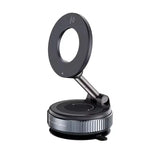Black ring light on a white background