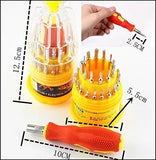 31-in-1 precision repair tool kit with magnetic screwdriver bits for phones, laptops, watches, and small devices.