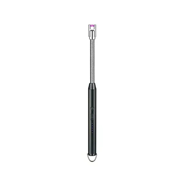 USB rechargeable 360° rotatable arc lighter with a flexible neck for convenient everyday lighting.