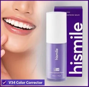 V34 Color Corrector Teeth Whitening Serum