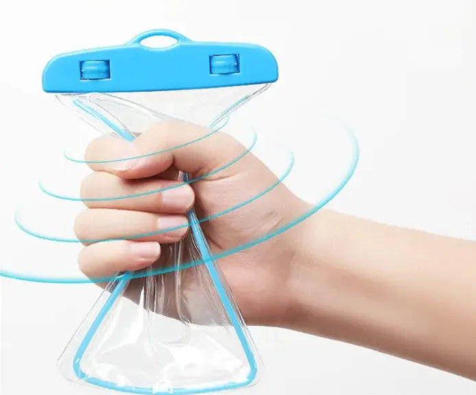 Waterproof phone pouch providing reliable protection for smartphones during swimming, boating, and outdoor activities.